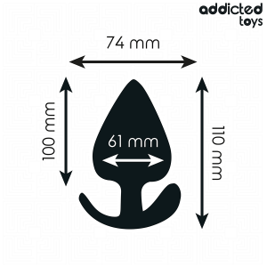 Addicted Toys Analplug XXL 11 cm voor ervaren gebruikers Addicted Toys Analplug XXL 11 cm voor ervaren gebruikers - Afbeelding 4