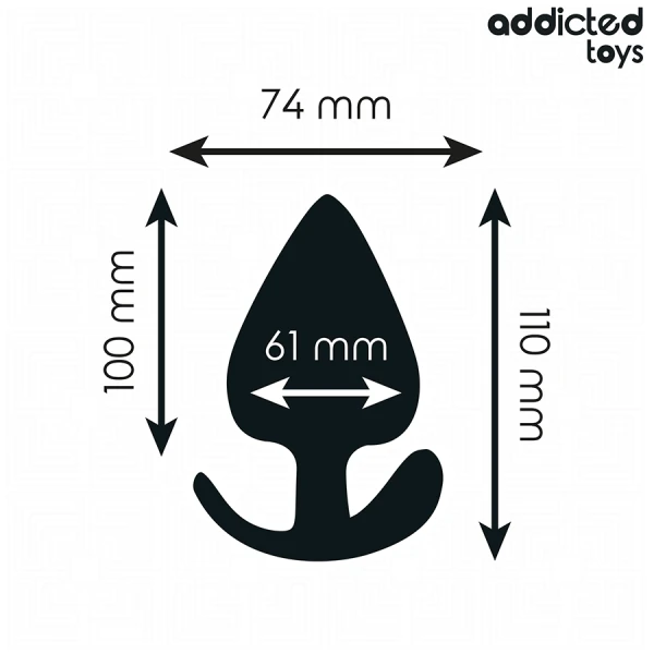 Addicted Toys Analplug XXL 11 cm voor ervaren gebruikers