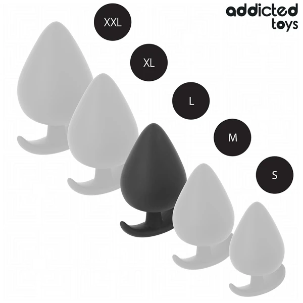Addicted Toys Anaalplug van siliconen maat L 8 cm