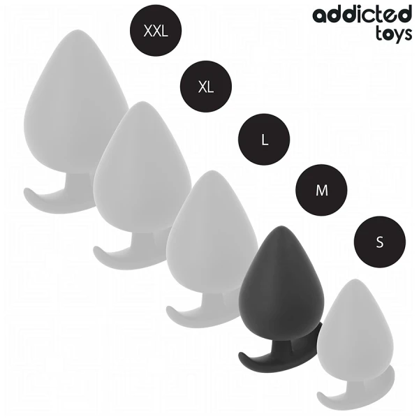Addicted Toys Anaalplug maat M 66 mm medische siliconen