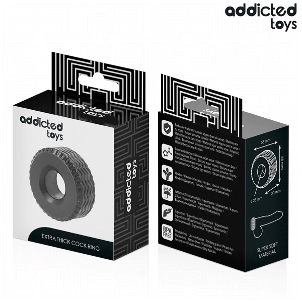 Addicted Toys Extra Dikke Cockring voor een stevige erectie 30mm