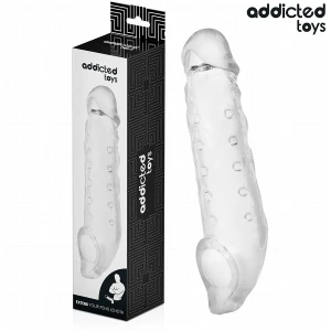 Addicted Toys Penisverlängerung transparent Maat S 23 cm