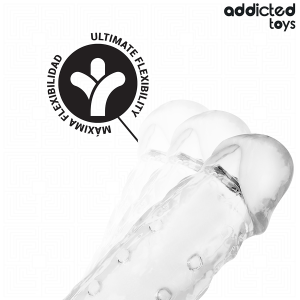 Addicted Toys Penisverlängerung transparent Maat S 23 cm Addicted Toys Penisverlängerung transparent Maat S 23 cm - Afbeelding 5