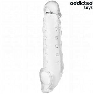 Addicted Toys Penishuls transparant maat M 27 cm Addicted Toys Penishuls transparant maat M 27 cm - Afbeelding 2