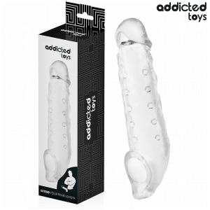 Addicted Toys Penishuls transparant maat M 27 cm Addicted Toys Penishuls transparant maat M 27 cm - Afbeelding 1