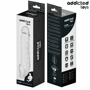 Addicted Toys Penishuls transparant maat M 27 cm Addicted Toys Penishuls transparant maat M 27 cm - Afbeelding 7