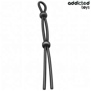 Addicted Toys Siliconen Penisring met Dubbele Lus, verstelbaar Addicted Toys Siliconen Penisring met Dubbele Lus, verstelbaar - Afbeelding 6