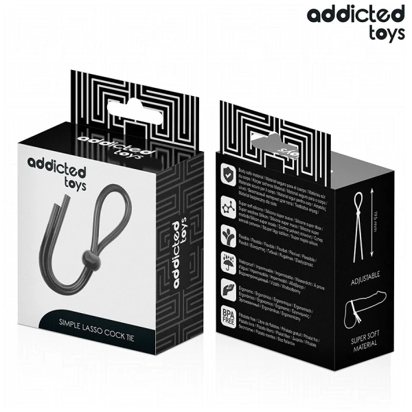 Addicted Toys Silicone Penisring met Enkele Lus, 195 mm