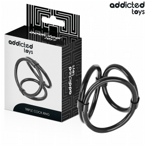 Addicted Toys Drievoudige Penisring met drie ringen 60/55/45 mm Addicted Toys Drievoudige Penisring met drie ringen 60/55/45 mm - Afbeelding 1