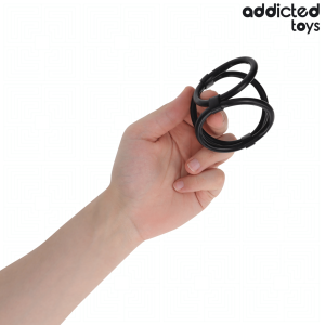 Addicted Toys Drievoudige Penisring met drie ringen 60/55/45 mm Addicted Toys Drievoudige Penisring met drie ringen 60/55/45 mm - Afbeelding 2
