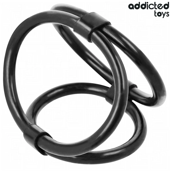 Addicted Toys Drievoudige Penisring met drie ringen 60/55/45 mm