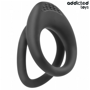 Addicted Toys Double Penis Ring with Texture, 72 mm Addicted Toys Double Penis Ring with Texture, 72 mm - Image 5