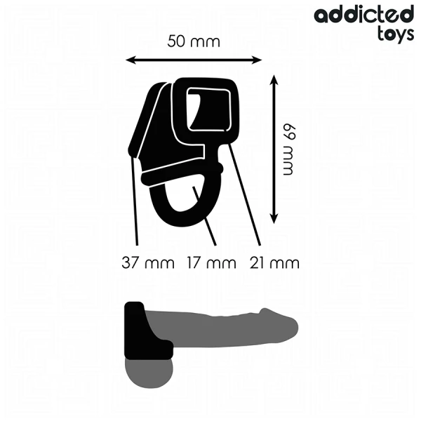 Addicted Toys Peniskooi-ring voor verlengde erectie