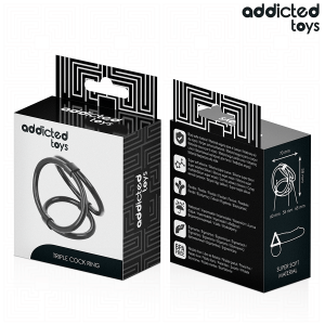 Addicted Toys Drievoudige Penisring met drie ringen 60/55/45 mm Addicted Toys Drievoudige Penisring met drie ringen 60/55/45 mm - Afbeelding 7
