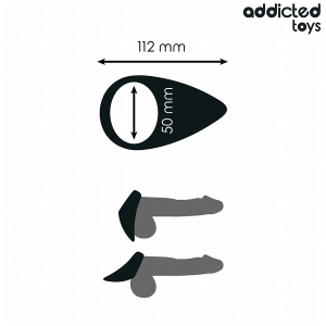 Addicted Toys Penisring in druppelvorm voor langdurigere erectie Addicted Toys Penisring in druppelvorm voor langdurigere erectie - Afbeelding 4