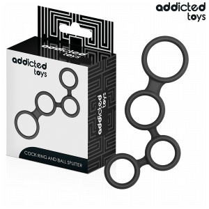 Addicted Toys Penisring met balverdelers voor gerichte stimulatie Addicted Toys Penisring met balverdelers voor gerichte stimulatie - Afbeelding 1