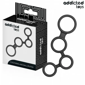 Addicted Toys Penisring mit Hodenteilern für gezielte Stimulation