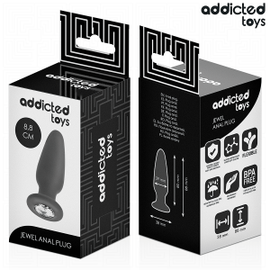 Addicted Toys Anal Plug with Jewel Size S 8.8 cm Addicted Toys Anal Plug with Jewel Size S 8.8 cm - Image 6