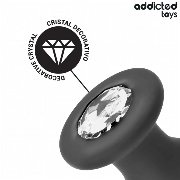 Addicted Toys Anaalplug met Juweel Maat L 12,6 cm Addicted Toys Anaalplug met Juweel Maat L 12,6 cm