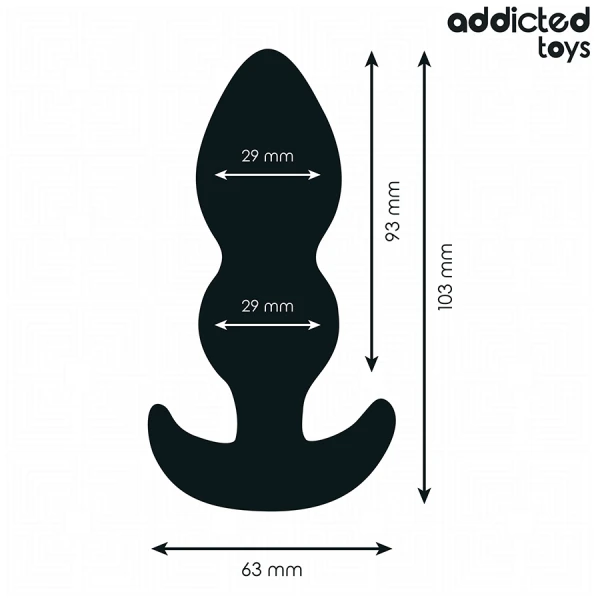 Addicted Toys Anaalplug S 10,3 cm Addicted Toys Anaalplug S 10,3 cm