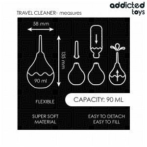 Addicted Toys Analdouche Reisemaat S 90 ml Addicted Toys Analdouche Reisemaat S 90 ml - Afbeelding 5