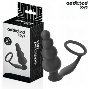 Addicted Toys Anaalplug met Ring Model 5, medisch siliconen Addicted Toys Anaalplug met Ring Model 5, medisch siliconen - Afbeelding 1