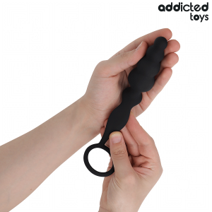 Addicted Toys Anaalplug met Ring Model 5, medisch siliconen Addicted Toys Anaalplug met Ring Model 5, medisch siliconen - Afbeelding 3