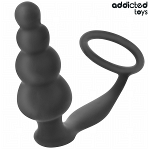 Addicted Toys Anaalplug met Ring Model 5, medisch siliconen Addicted Toys Anaalplug met Ring Model 5, medisch siliconen - Afbeelding 2