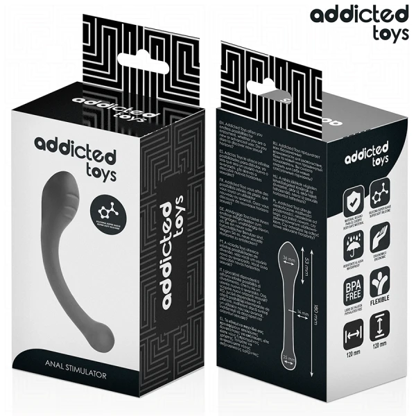 Addicted Toys Analplug aus Silikon 18 cm mit progressiver Dicke