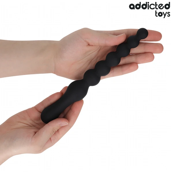 Addicted Toys Analmassagegerät mit progressivem Design, medizinisches Silikon Addicted Toys Analmassagegerät mit progressivem Design, medizinisches Silikon
