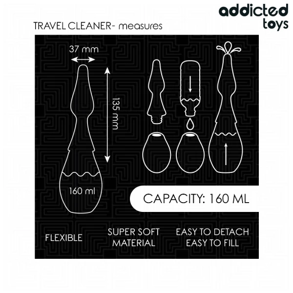 Addicted Toys Anaaldouche Reisereiniger Model 1, 160 ml