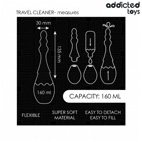 Addicted Toys Analdouche Reisereiniger Model 4 160 ml