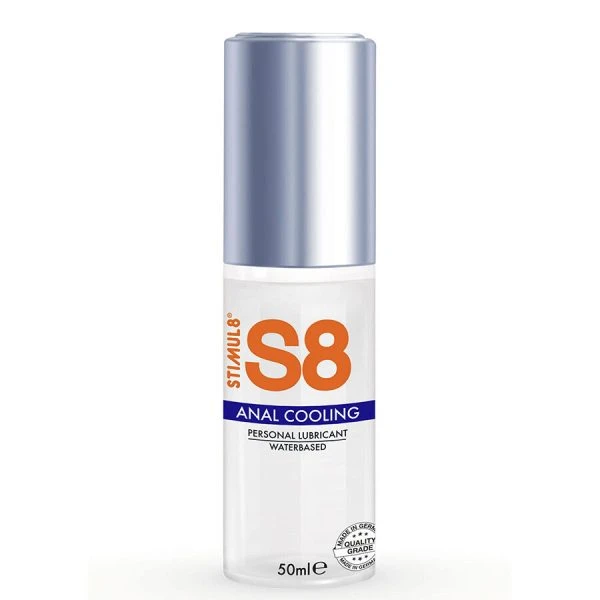 Stimul8 S8 Anal-Gleitmittel mit Kühleffekt, auf Wasserbasis, 50 ml