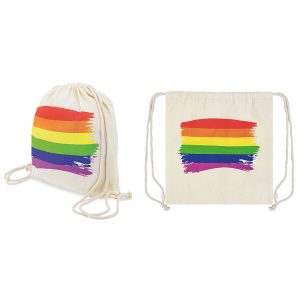 Pride Rucksack mit LGBT-Flagge aus Baumwolle Pride Rucksack mit LGBT-Flagge aus Baumwolle – Bild 3
