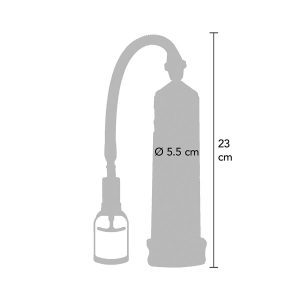 Toyjoy Penispumpe mit Zentimetermaß und Silikon-Sleeve, 23 cm Toyjoy Penispumpe mit Zentimetermaß und Silikon-Sleeve, 23 cm – Bild 2