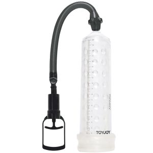 Toyjoy Penispumpe mit Zentimetermaß und Silikon-Sleeve, 23 cm Toyjoy Penispumpe mit Zentimetermaß und Silikon-Sleeve, 23 cm – Bild 1