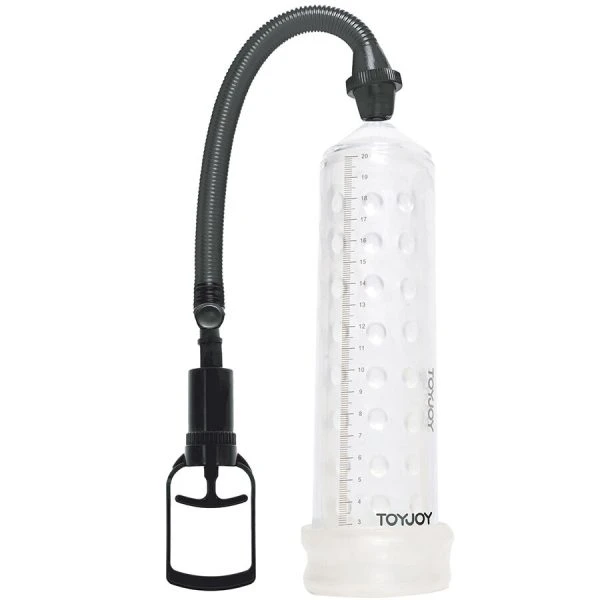 img_209426_016ecf3f58a995eb2ab6e680aefe62d9_1.jpg Toyjoy Penispumpe mit Zentimetermaß und Silikon-Sleeve, 23 cm