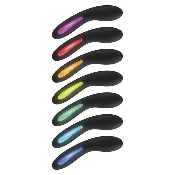 Toyjoy Luminate G-Punkt-Vibrator mit LED-Licht, Silikon, 17 cm