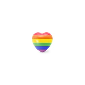 Pride Anti-stresshart met regenboogontwerp 7,5 x 7,1 cm Pride Anti-stresshart met regenboogontwerp 7,5 x 7,1 cm - Afbeelding 1