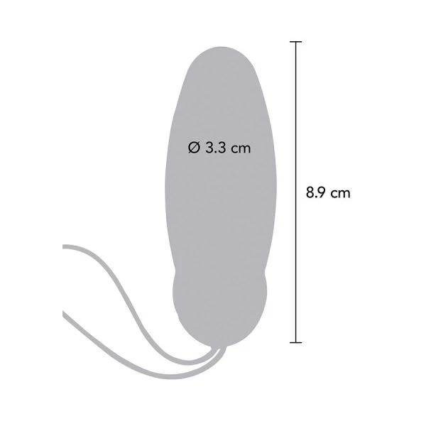 Toyjoy Happiness IM SO Eggcited Vibrator-ei met afstandsbediening, siliconen, 8,9 cm