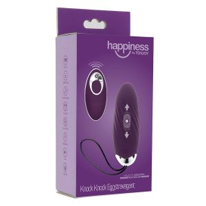 Toyjoy Happiness Knock Knock Eggstavagant Vibrator mit Fernbedienung lila – Bild 7