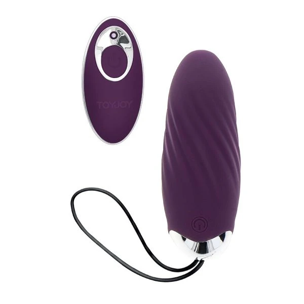 Toyjoy Happiness Knock Knock Eggstavagant Vibrator mit Fernbedienung lila