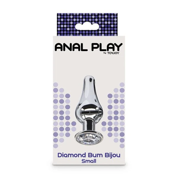 Toyjoy Analplug Diamond Bum Bijou met siersteen, aluminium