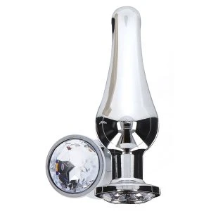 Toyjoy Analplug Diamond BUM Bijou mittel, Aluminium mit Glasstein