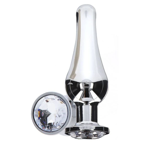 Toyjoy Analplug Diamond BUM Bijou mittel, Aluminium mit Glasstein
