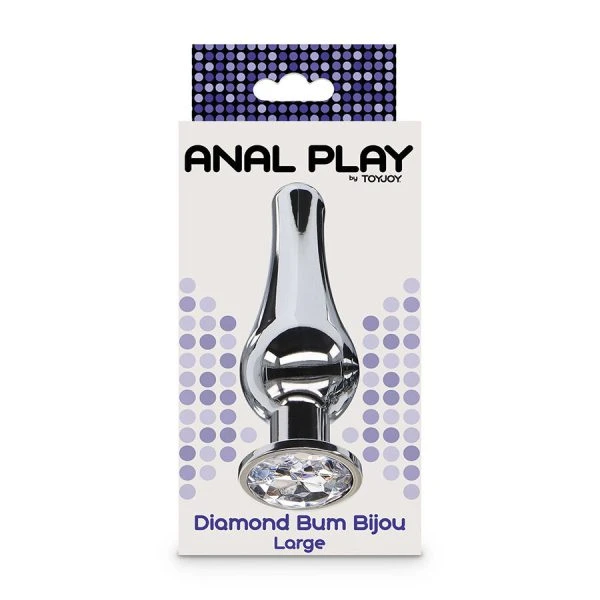 Toyjoy Anale Plug Diamante BUM Bijou met siersteen, aluminium