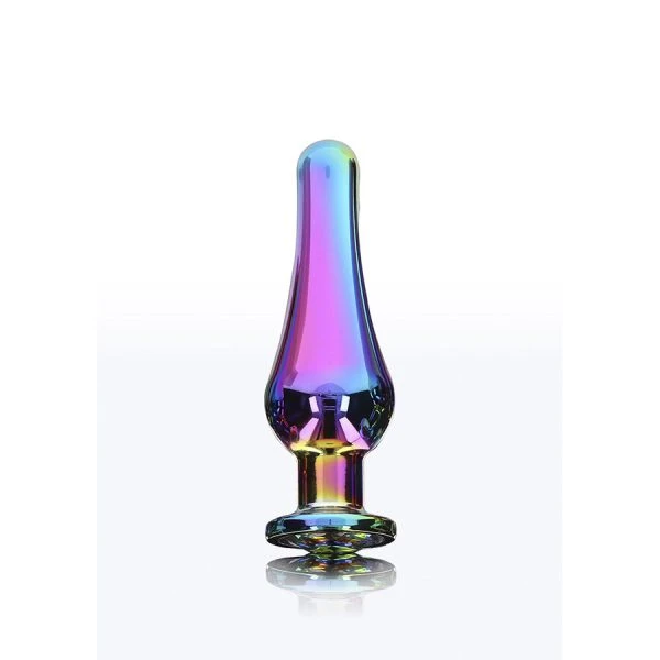 Toyjoy Analplug Twilight BUM Bijou mit Regenbogen-Juwel, Aluminium