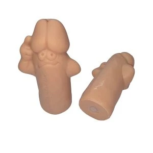 Diablo Picante Penisfluit van zacht rubber, huidskleur, 12 cm