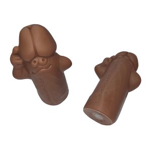 Diablo Picante Penisfluit van zacht rubber, bruin, 12 cm Diablo Picante Penisfluit van zacht rubber, bruin, 12 cm - Afbeelding 1