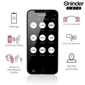 Oninder Cute Rabbit Vibrator mit Klitorisstimulator und App-Steuerung – Bild 4
